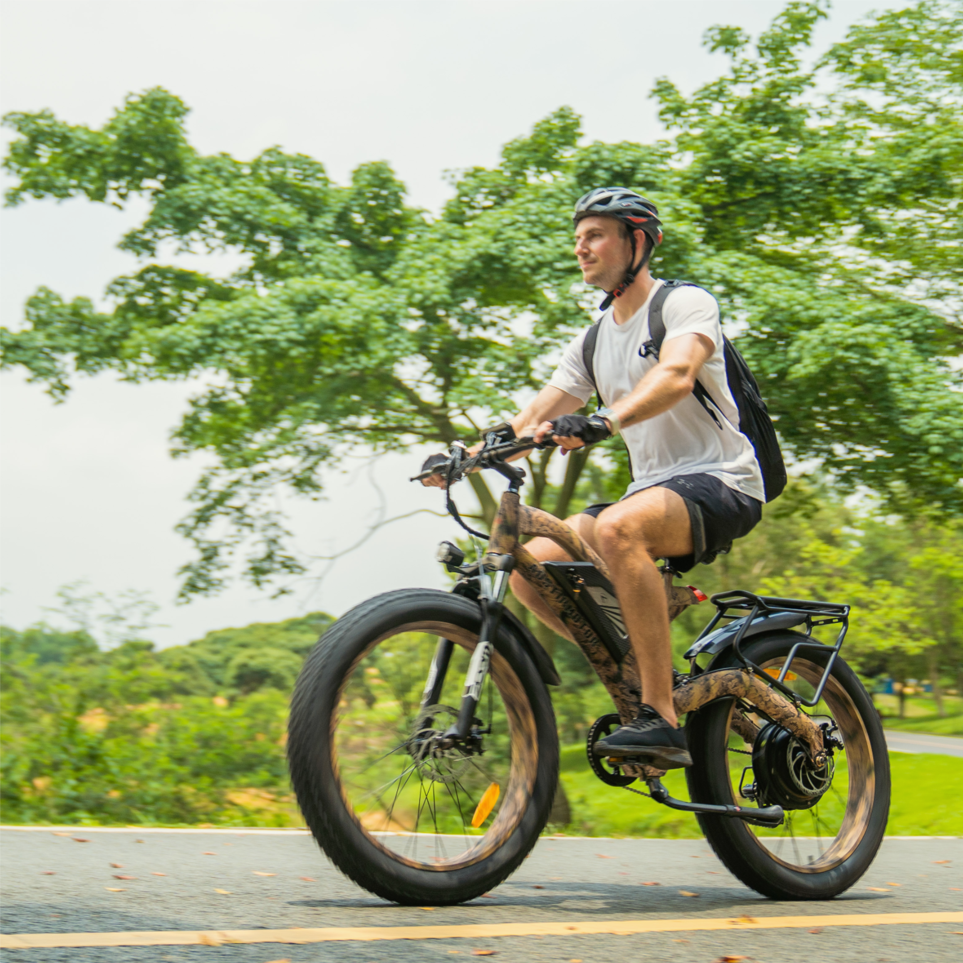 aostirmotor electric bicycle Commuter Fat Tire Bike S07-F bike from skidding by heating the rim AOSTIRMOTOR S07-B Electric Mountain Bicycle