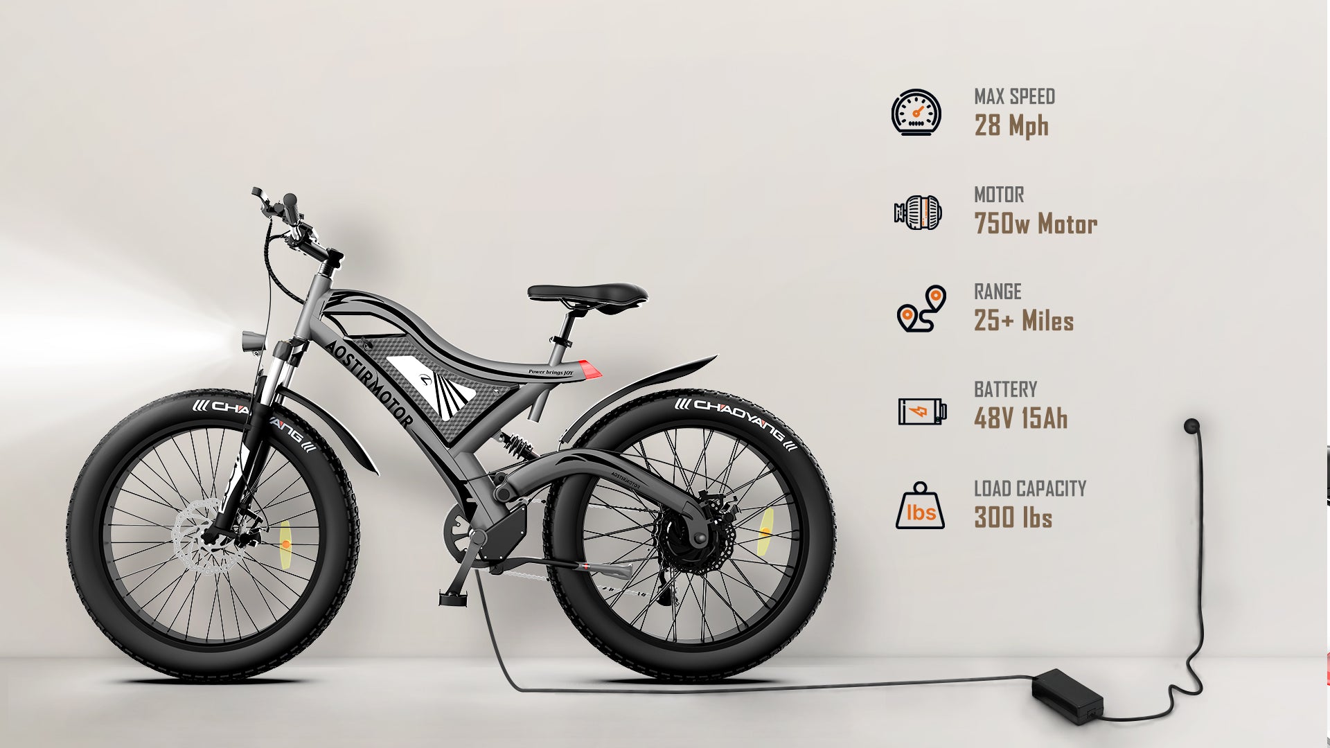 All Terrain Mountain EBike S18 Premium Electric Bike